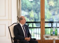 Azərbaycan Prezidenti İlham Əliyev Qəbələdə Şimali Kipr Türk Cümhuriyyətinin Prezidenti ilə görüşüb (FOTO/VİDEO) (YENİLƏNİB)