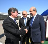 Şimali Kipr Türk Respublikasının Prezidenti Azərbaycana səfərə gəlib (FOTO)