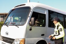 Qanunsuz sərnişin daşımalarına qarşı reyd keçirilib (FOTO)
