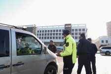 Qanunsuz sərnişin daşımalarına qarşı reyd keçirilib (FOTO)