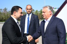Macarıstanın Baş naziri TDT-nin Zirvə Görüşündə iştirak etmək üçün Qəbələdə səfərdədir (FOTO)