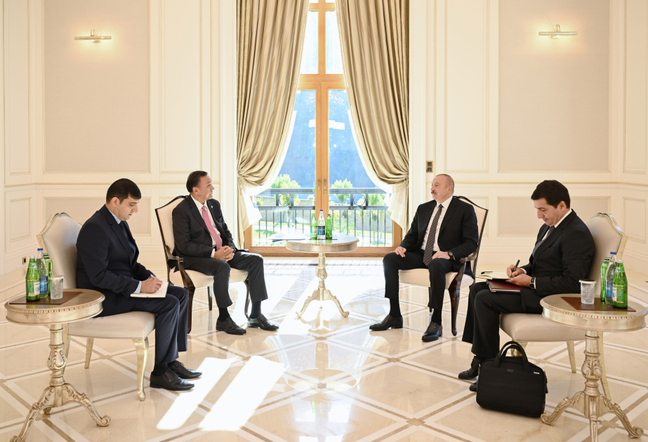 Prezident İlham Əliyev Qəbələdə Türk Dövlətləri Təşkilatının Baş katibini qəbul edib (FOTO/VİDEO)