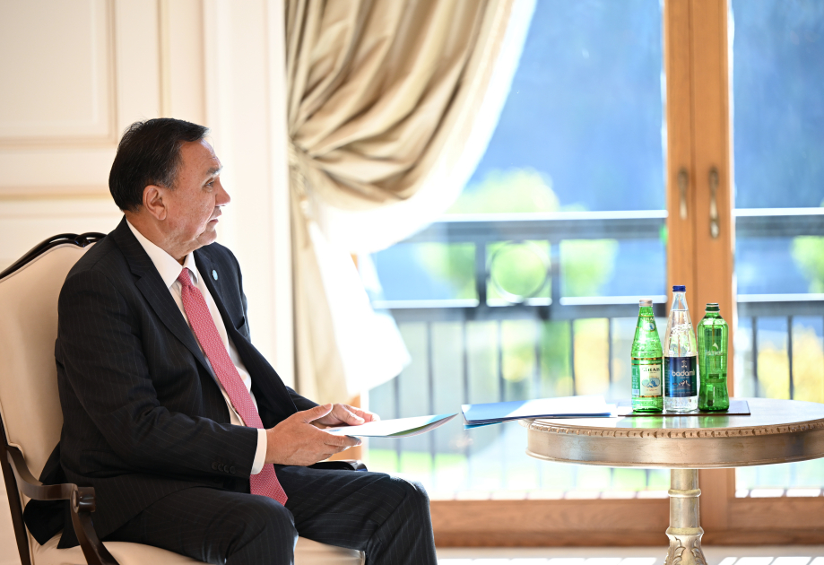 Prezident İlham Əliyev Qəbələdə Türk Dövlətləri Təşkilatının Baş katibini qəbul edib (FOTO/VİDEO)