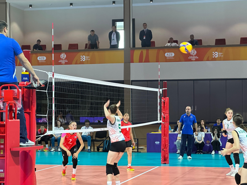 III MDB Oyunları: Azərbaycanın qızlardan ibarət voleybol millisi bürünc medal qazanıb (FOTO)