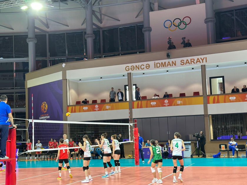 III MDB Oyunları: Azərbaycanın qızlardan ibarət voleybol millisi bürünc medal qazanıb (FOTO)