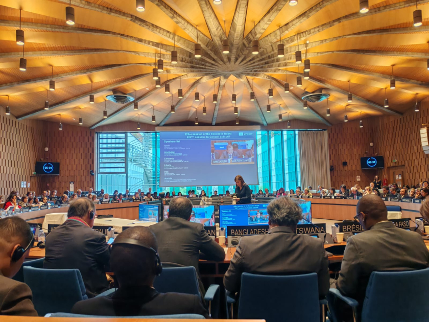 UNESCO-nun İcraiyyə Şurasının 222-ci sessiyasında Azərbaycanın bəyanatı səsləndirilib