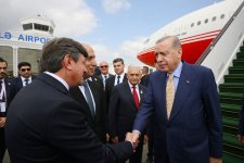 Türkiyə Prezidenti Rəcəb Tayyib Ərdoğan Azərbaycana səfərə gəlib (FOTO)