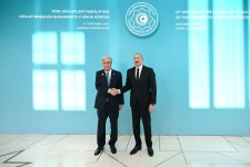 Prezident İlham Əliyev Qəbələdə TDT-nin Dövlət Başçıları Şurasının 12-ci Zirvə Görüşündə iştirak edən dövlət və hökumət başçılarını qarşılayıb (FOTO)