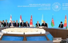 Prezident İlham Əliyev Türk Dövlətləri Təşkilatının Dövlət Başçıları Şurasının 12-ci Zirvə Görüşündə çıxış edib (YENİLƏNİB) (FOTO/VİDEO))