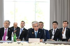 Prezident İlham Əliyev Türk Dövlətləri Təşkilatının Dövlət Başçıları Şurasının 12-ci Zirvə Görüşündə çıxış edib (YENİLƏNİB) (FOTO/VİDEO))