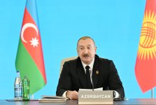 Prezident İlham Əliyev Türk Dövlətləri Təşkilatının Dövlət Başçıları Şurasının 12-ci Zirvə Görüşündə çıxış edib (YENİLƏNİB) (FOTO/VİDEO))