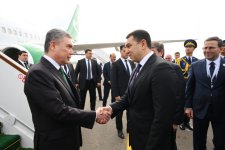 Türkmənistan Xalq Məsləhətinin sədri Azərbaycana səfərə gəlib (FOTO)
