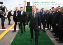 Türkmənistan Xalq Məsləhətinin sədri Azərbaycana səfərə gəlib (FOTO)