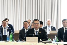 Prezident İlham Əliyev Türk Dövlətləri Təşkilatının Dövlət Başçıları Şurasının 12-ci Zirvə Görüşündə çıxış edib (YENİLƏNİB) (FOTO/VİDEO)