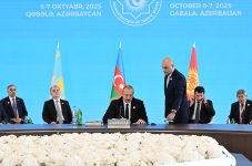 Prezident İlham Əliyev Türk Dövlətləri Təşkilatının Dövlət Başçıları Şurasının 12-ci Zirvə Görüşündə çıxış edib (YENİLƏNİB) (FOTO/VİDEO)
