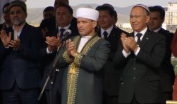 Prezident İlham Əliyev Türkmənistan tərəfindən Füzulidə tikiləcək məscidin təməlqoyma mərasimində onlayn formatda iştirak edib (FOTO)