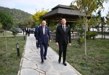 Qəbələdə Prezident İlham Əliyevin adından TDT-nin Zirvə Görüşündə iştirak edən dövlət və hökumət başçılarının şərəfinə rəsmi nahar verilib (FOTO)