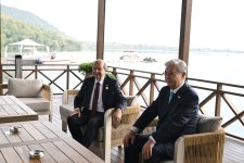 Qəbələdə Prezident İlham Əliyevin adından TDT-nin Zirvə Görüşündə iştirak edən dövlət və hökumət başçılarının şərəfinə rəsmi nahar verilib (FOTO)