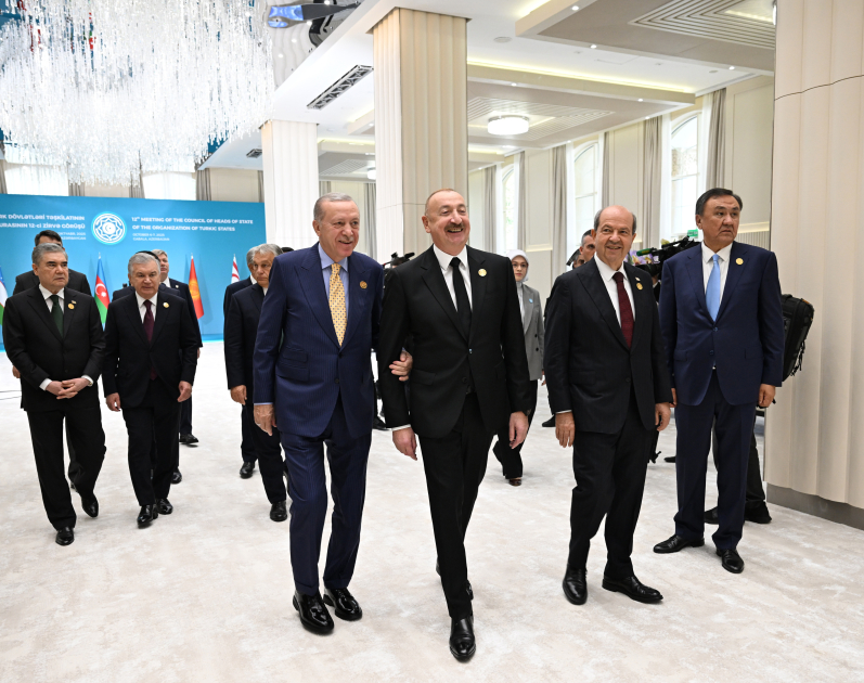 Prezident İlham Əliyev Qəbələdə TDT-nin Dövlət Başçıları Şurasının 12-ci Zirvə Görüşündə iştirak edən dövlət və hökumət başçılarını qarşılayıb (FOTO)