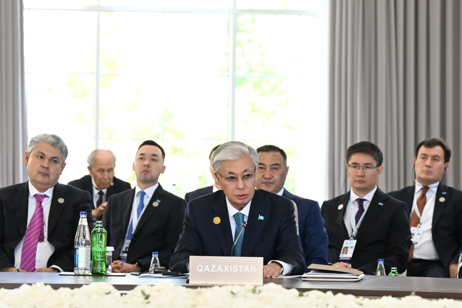 Prezident İlham Əliyev Türk Dövlətləri Təşkilatının Dövlət Başçıları Şurasının 12-ci Zirvə Görüşündə çıxış edib (YENİLƏNİB) (FOTO/VİDEO))