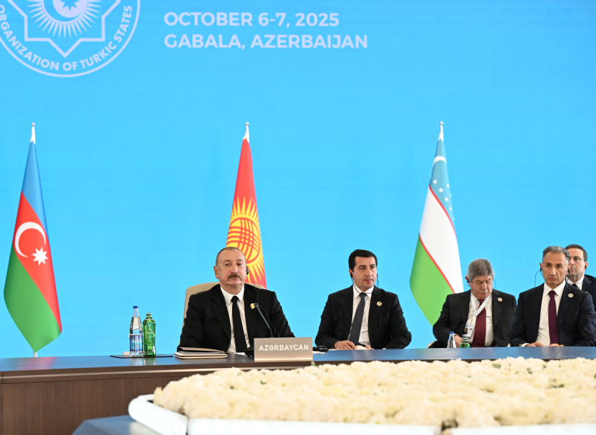Prezident İlham Əliyev Türk Dövlətləri Təşkilatının Dövlət Başçıları Şurasının 12-ci Zirvə Görüşündə çıxış edib (YENİLƏNİB) (FOTO/VİDEO))