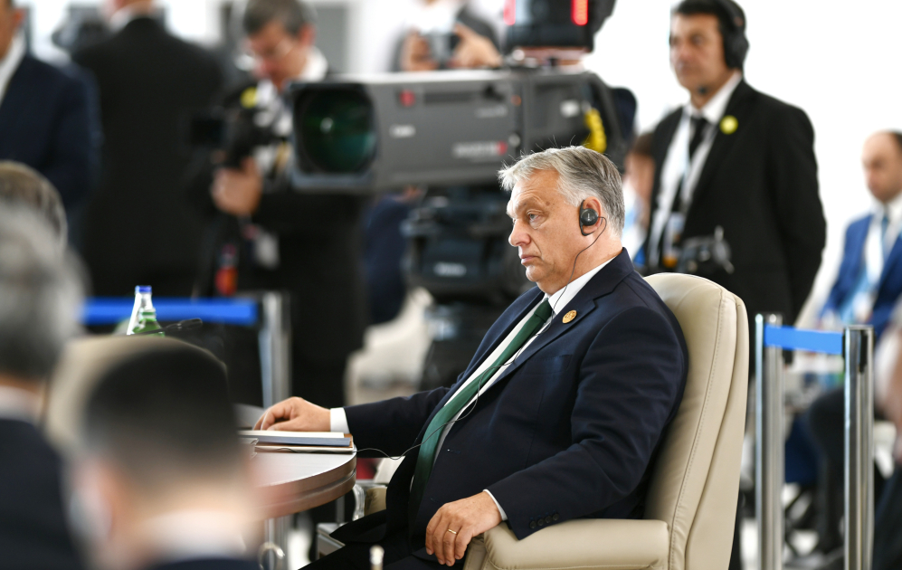 Prezident İlham Əliyev Türk Dövlətləri Təşkilatının Dövlət Başçıları Şurasının 12-ci Zirvə Görüşündə çıxış edib (YENİLƏNİB) (FOTO/VİDEO)