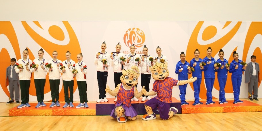 III MDB Oyunlarında gimnastika üzrə yarışlara yekun vuruldu (FOTO)