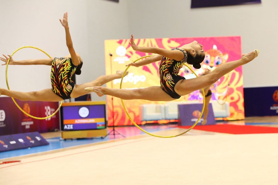 III MDB Oyunlarında gimnastika üzrə yarışlara yekun vuruldu (FOTO)