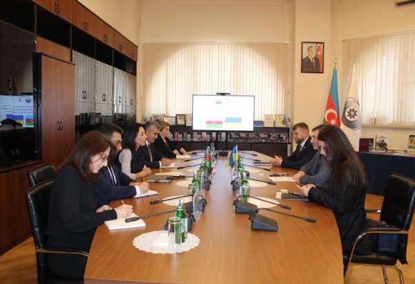 Səbinə Əliyeva Ukrayna Ombudsmanı ilə görüşüb (FOTO)