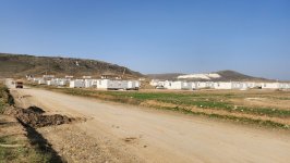 İlk mərhələdə Füzuli rayonunun Dövlətyarlı kəndində 450 ev tikiləcək (FOTO)