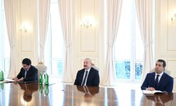 Prezident İlham Əliyev Xorvatiya parlamentinin nümayəndə heyətini qəbul edib (FOTO/VİDEO)