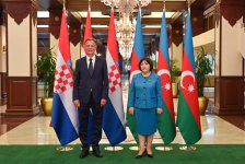 Sahibə Qafarova Xorvatiya parlamentinin sədri ilə görüşüb (FOTO)