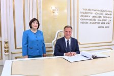 Sahibə Qafarova Xorvatiya parlamentinin sədri ilə görüşüb (FOTO)