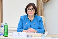 Sahibə Qafarova Xorvatiya parlamentinin sədri ilə görüşüb (FOTO)