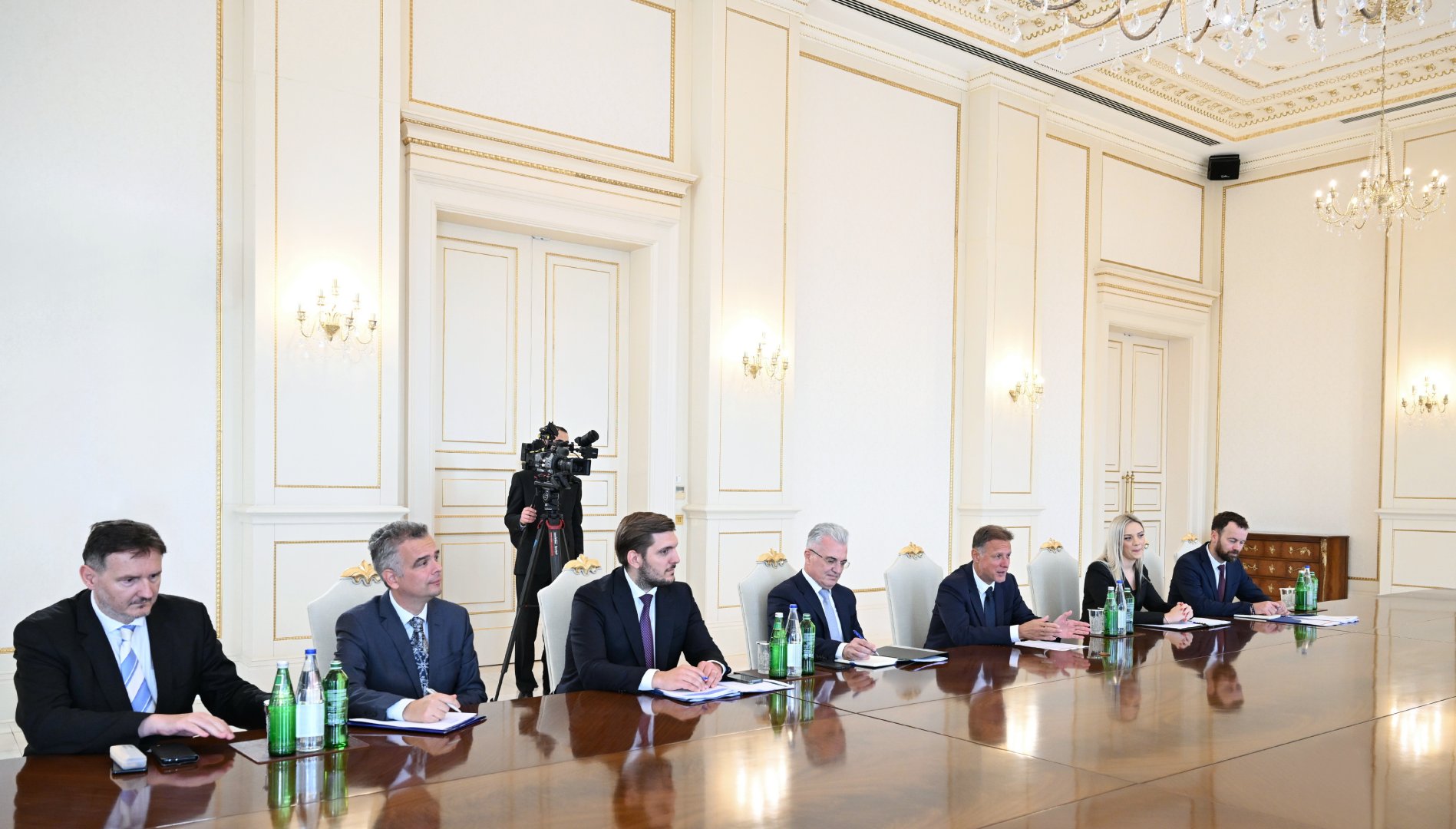 Prezident İlham Əliyev Xorvatiya parlamentinin nümayəndə heyətini qəbul edib (FOTO/VİDEO)