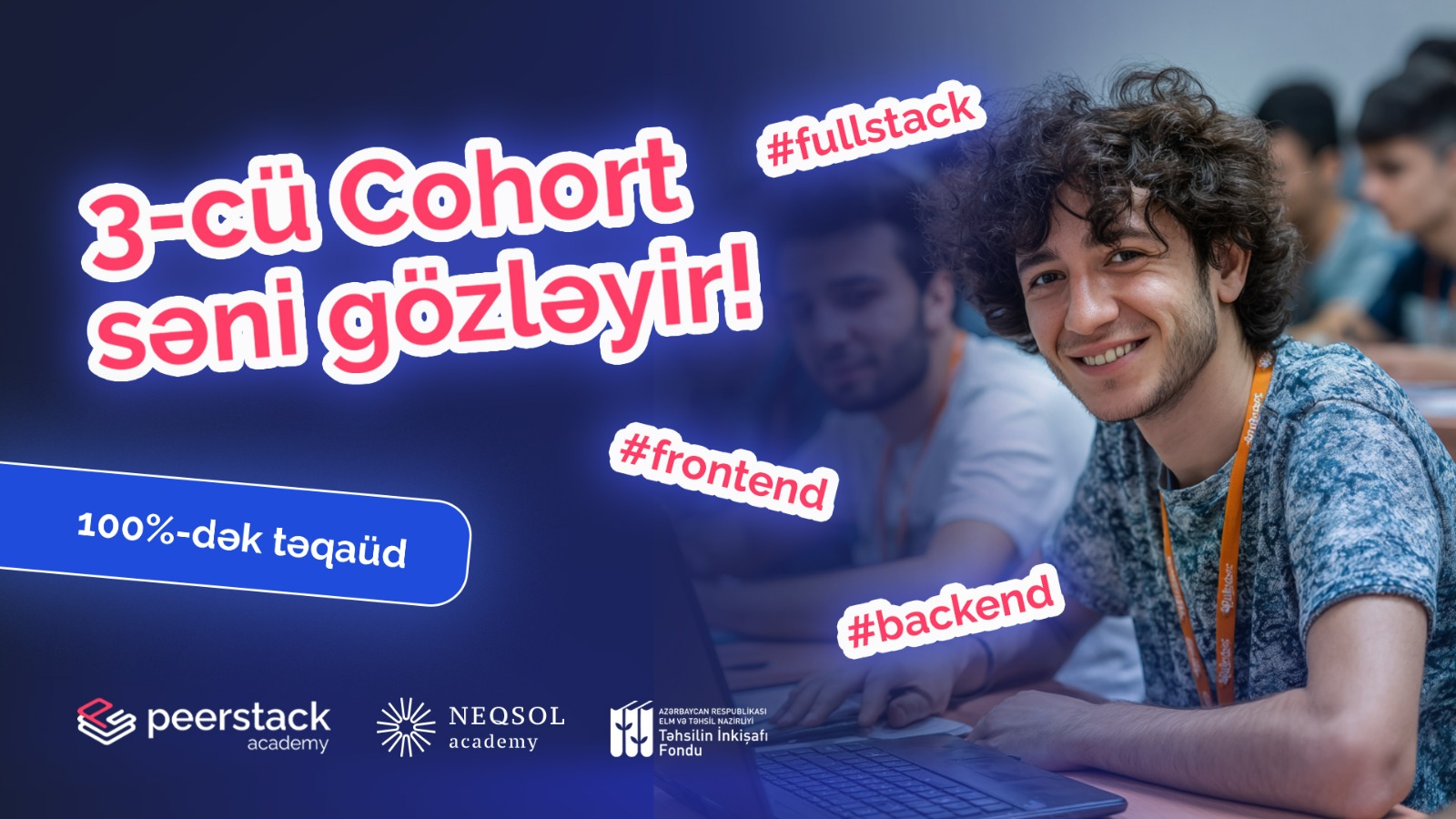Beynəlxalq səviyyəli İT təhsil mərkəzi “Peerstack Academy” 3-cü mərhələ üzrə qəbul elan edir