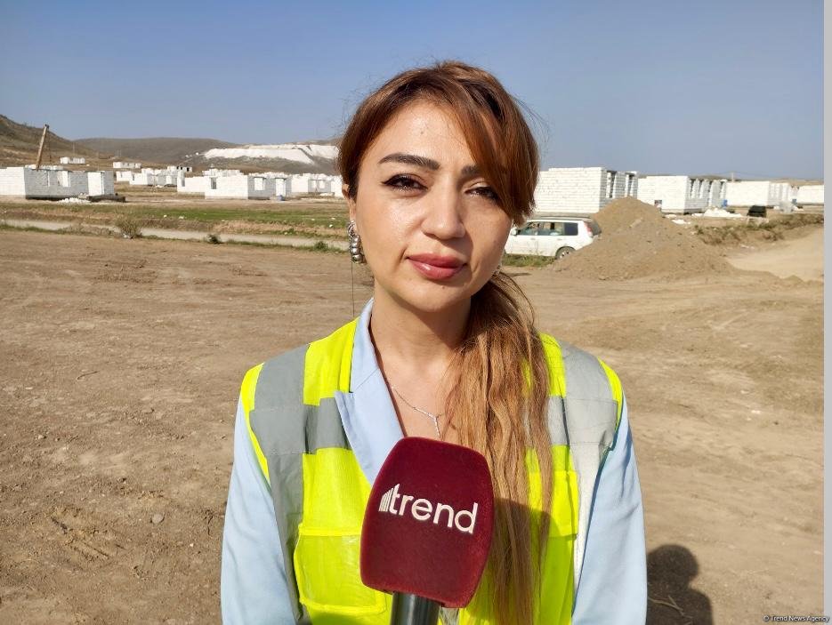 İlk mərhələdə Füzuli rayonunun Dövlətyarlı kəndində 450 ev tikiləcək (FOTO)
