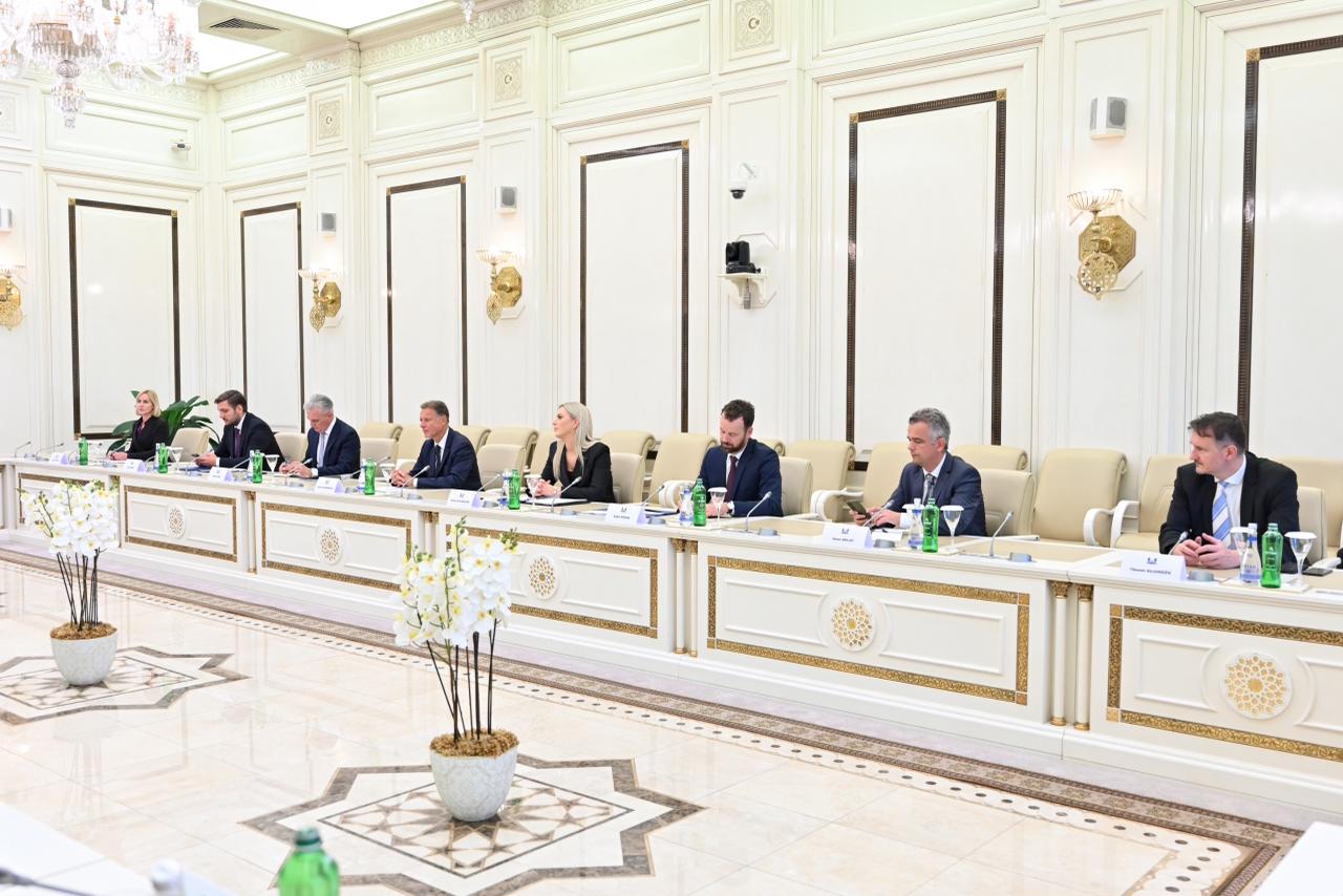 Sahibə Qafarova Xorvatiya parlamentinin sədri ilə görüşüb (FOTO)