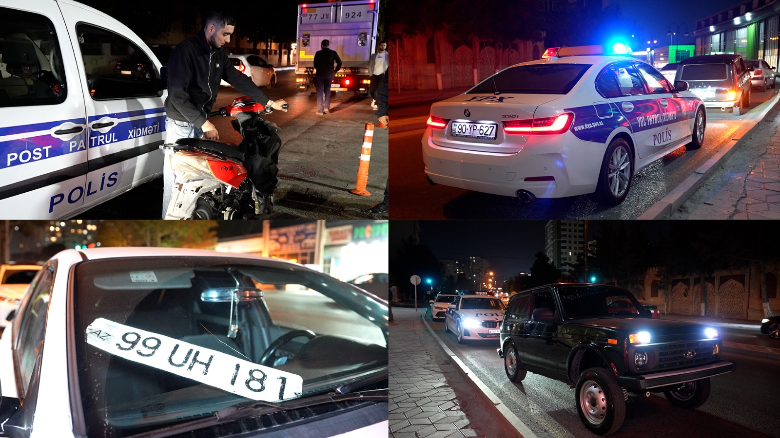 Xırdalanda motosikletlərinə müdaxilə edərək səs gücünü artıran 12 nəfər saxlanılıb