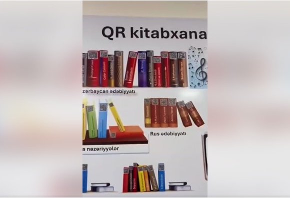 Paytaxt məktəbində bir ilk - QR kitabxana yaradıldı