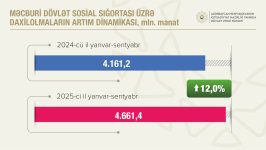 Vergilərin 73,6 faizi qeyri-neft-qaz sektorunun payına düşüb (FOTO)