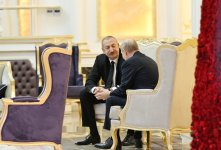 Düşənbədə Azərbaycan Prezidenti İlham Əliyevin Rusiya Prezidenti Vladimir Putinlə təkbətək görüşü olub (FOTO/VIDEO) (YENİLƏNİB)
