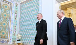 Düşənbədə Azərbaycan Prezidenti İlham Əliyevin Rusiya Prezidenti Vladimir Putinlə təkbətək görüşü olub (FOTO/VIDEO) (YENİLƏNİB)