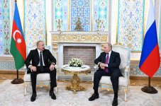 Düşənbədə Azərbaycan Prezidenti İlham Əliyevin Rusiya Prezidenti Vladimir Putinlə təkbətək görüşü olub (FOTO/VIDEO) (YENİLƏNİB)