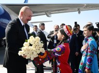 Prezident İlham Əliyev Tacikistana səfərə gəlib (FOTO/VİDEO)