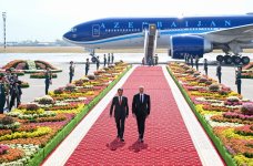 Prezident İlham Əliyev Tacikistana səfərə gəlib (FOTO/VİDEO)