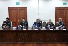 Ankarada Türkiyə, Azərbaycan və Gürcüstan müdafiə nazirlərinin üçtərəfli görüşü keçirilib (FOTO)