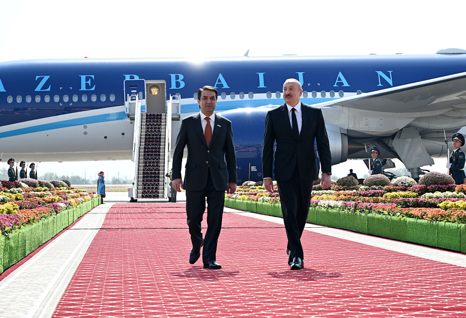 Prezident İlham Əliyev Tacikistana səfərə gəlib (FOTO/VİDEO)