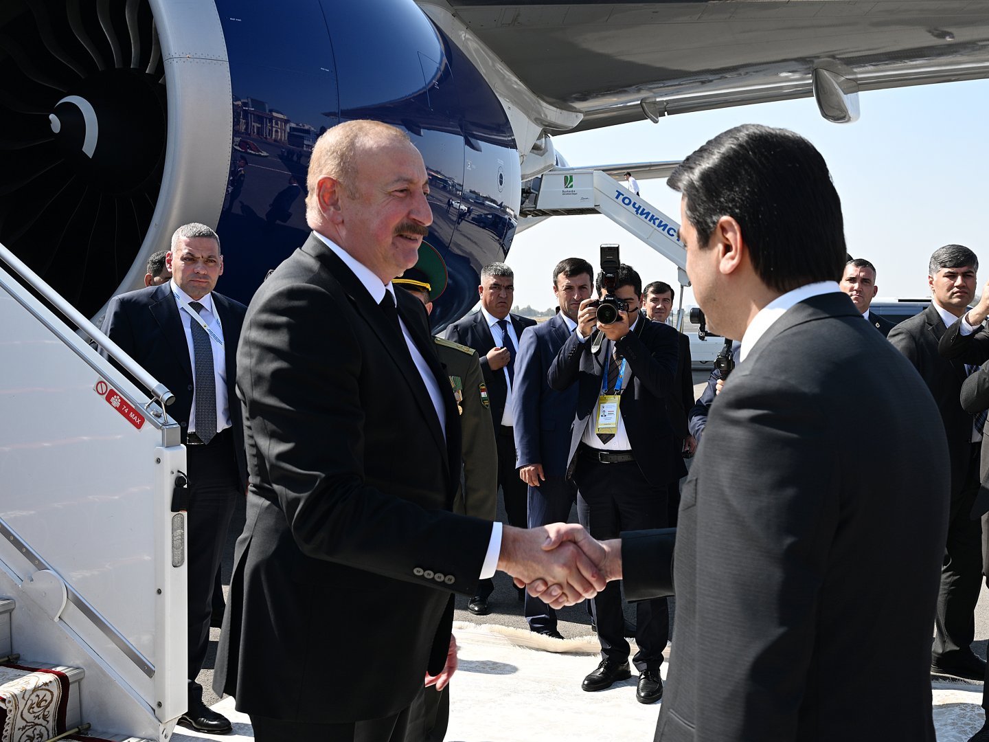 Prezident İlham Əliyev Tacikistana səfərə gəlib (FOTO/VİDEO)
