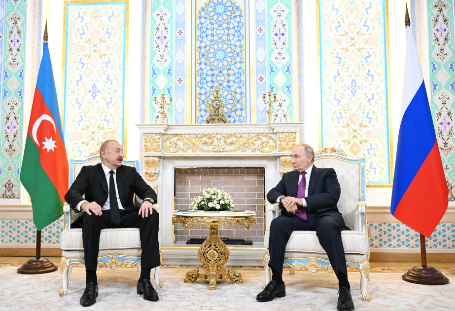 Düşənbədə Azərbaycan Prezidenti İlham Əliyevin Rusiya Prezidenti Vladimir Putinlə təkbətək görüşü olub (FOTO/VIDEO) (YENİLƏNİB)